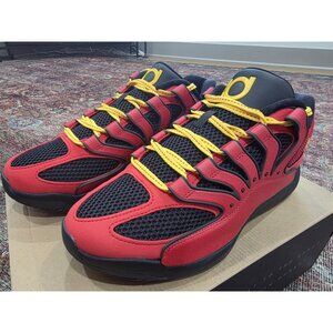 Nike KD 18 - Air Bakin - Fire Red/Black/Amarillo - Men's Size 8/Women's 9.5